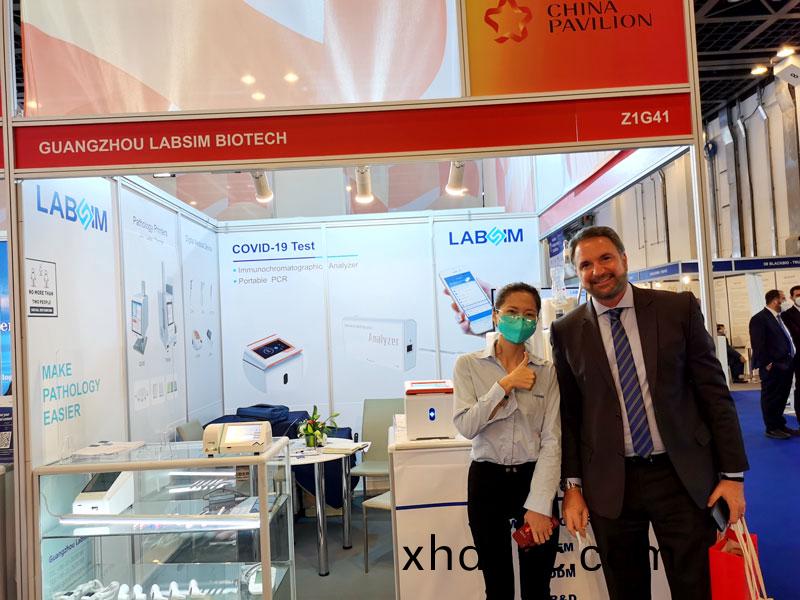 【展(zhan)會迴顧(gu)】藍(lan)勃生物(wu)精綵亮(liang)相2022 MEDLAB Middle East